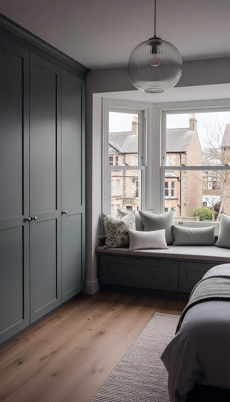 Forest Green & Natural Oak with Parquet