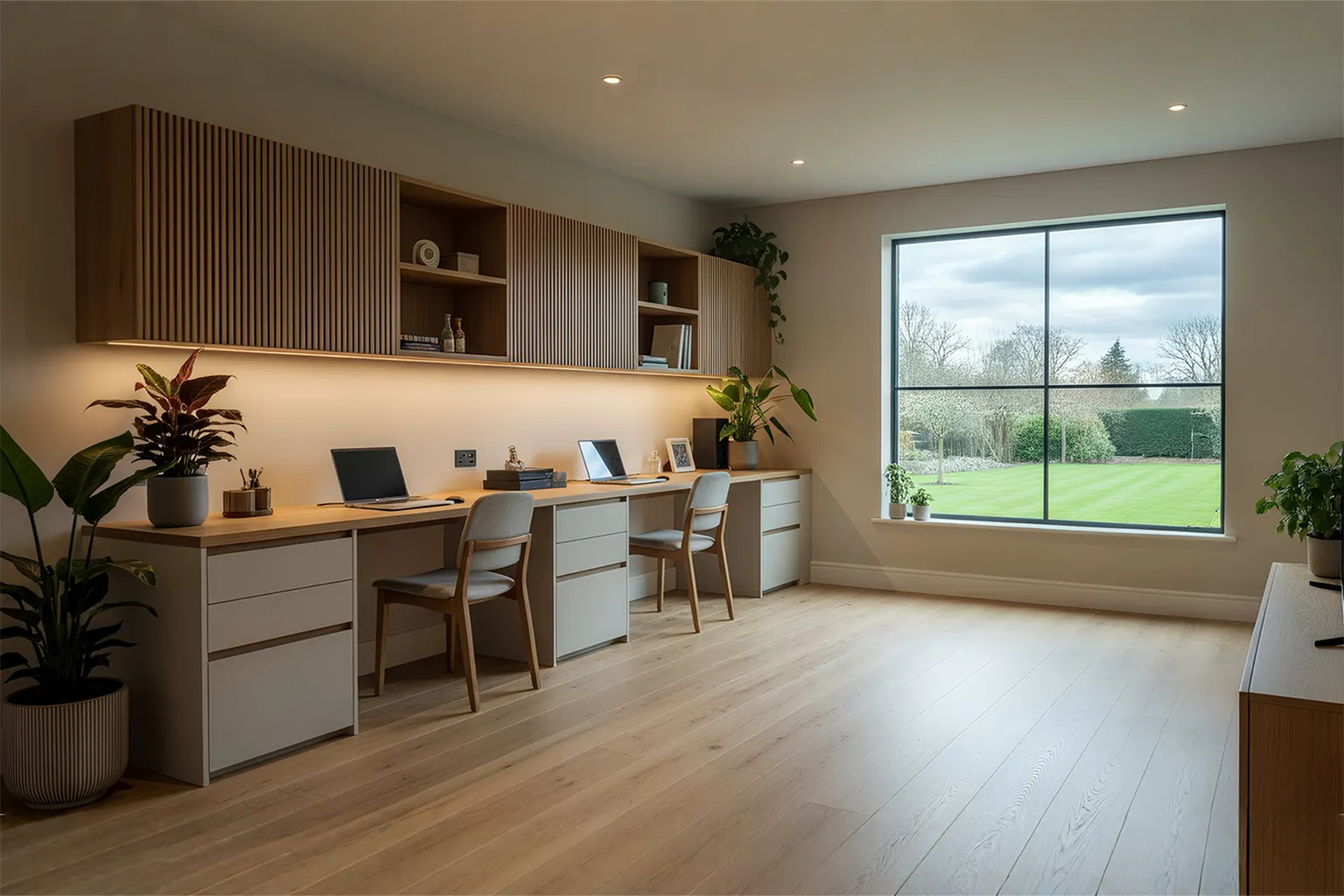 Luxury fitted home office