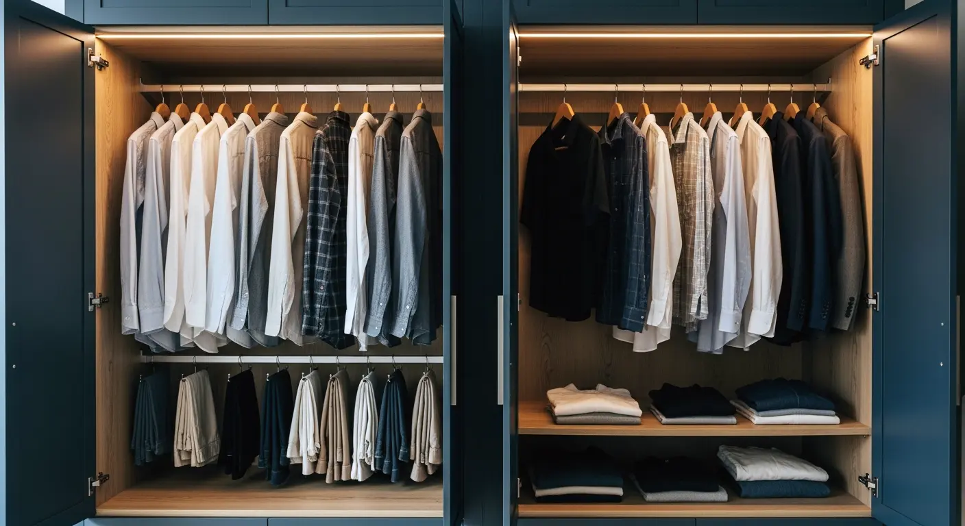 Double Hanging Wardrobe