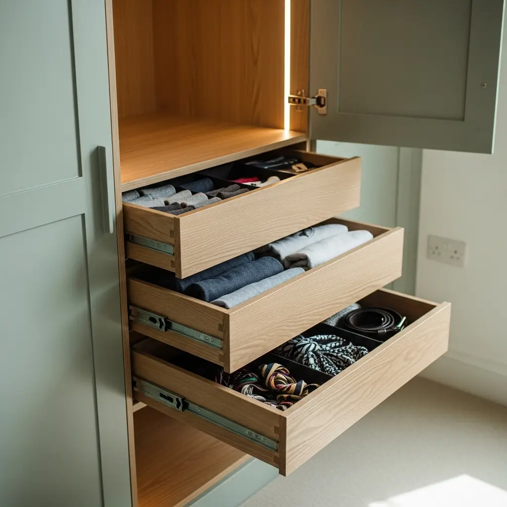 Shallow Drawers for Everyday Items